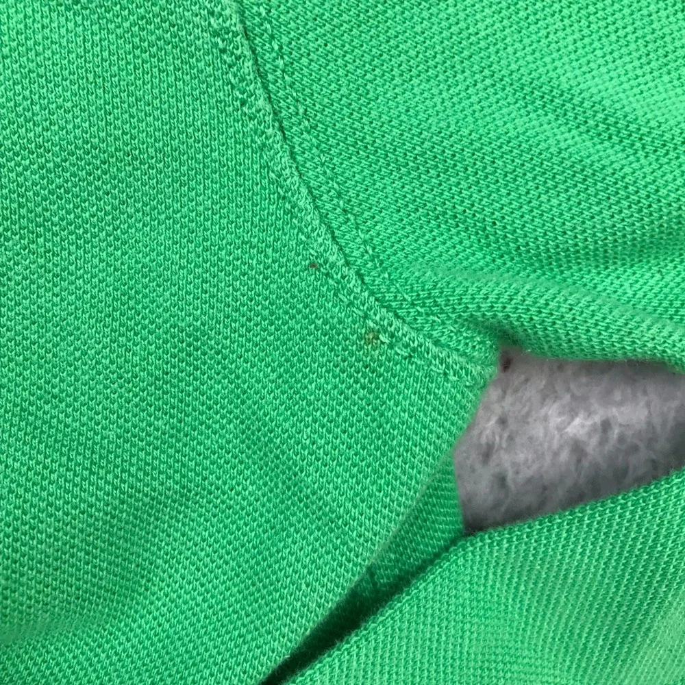 Polo Ralph Lauren Hoodie Mens S Green Knit Cotton Full Zip Hoodie Jacket *FLaw
